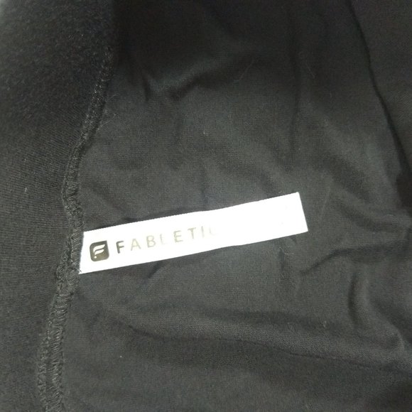 Fabletics Clarissa Wrap Front Knit Skirt Black Women's Size Small - Picture 5 of 7